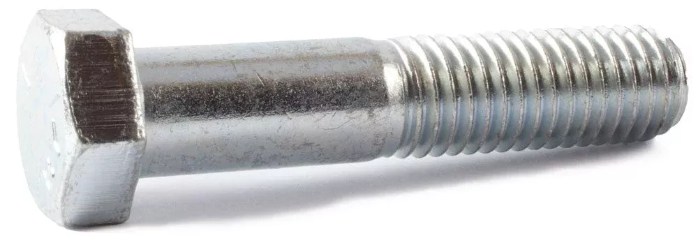 1-8 x 4 Grade 5 Hex Cap Screw Zinc Plated