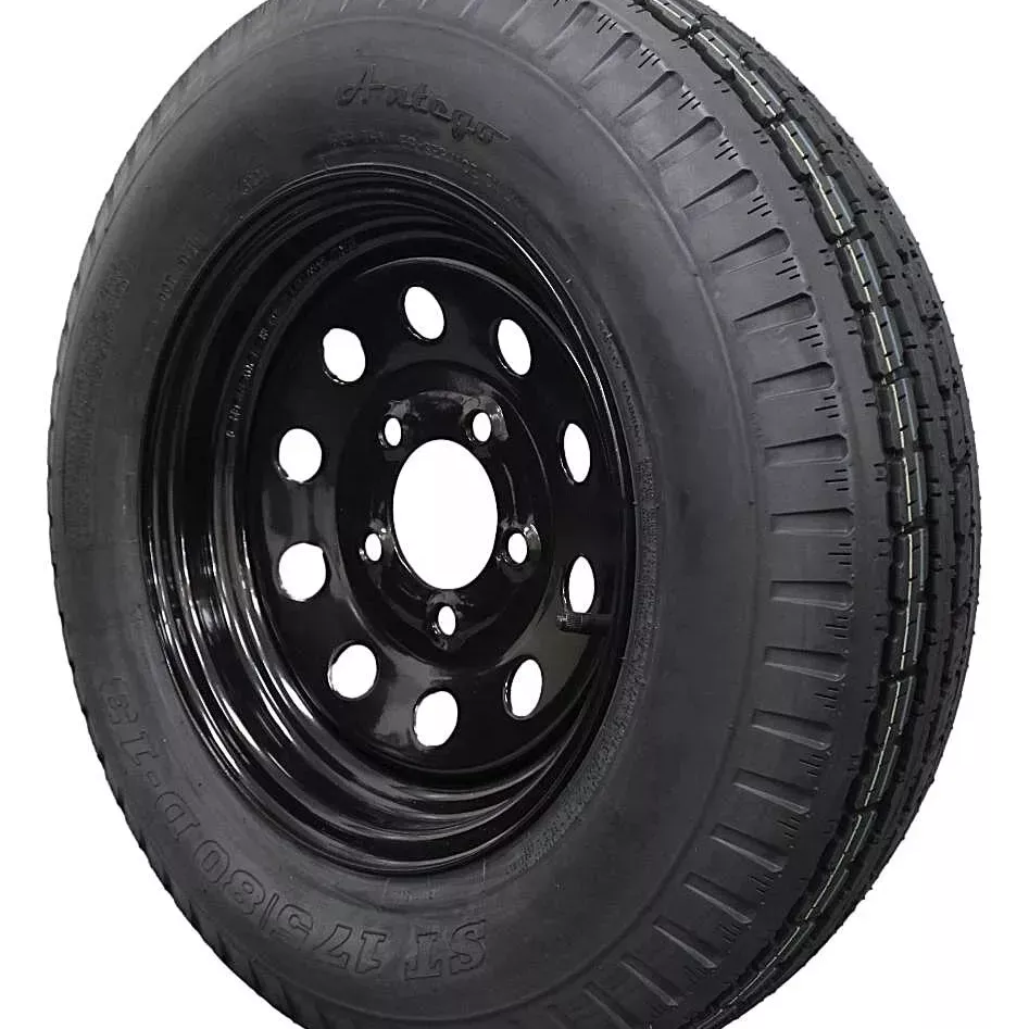 (1) Antego Tire & Wheel ST175/80D13 Trailer Tire and Rim – Boat, Utility, Cargo Trailer Tire & Wheel Assembly | A130454500096206ST17580D13