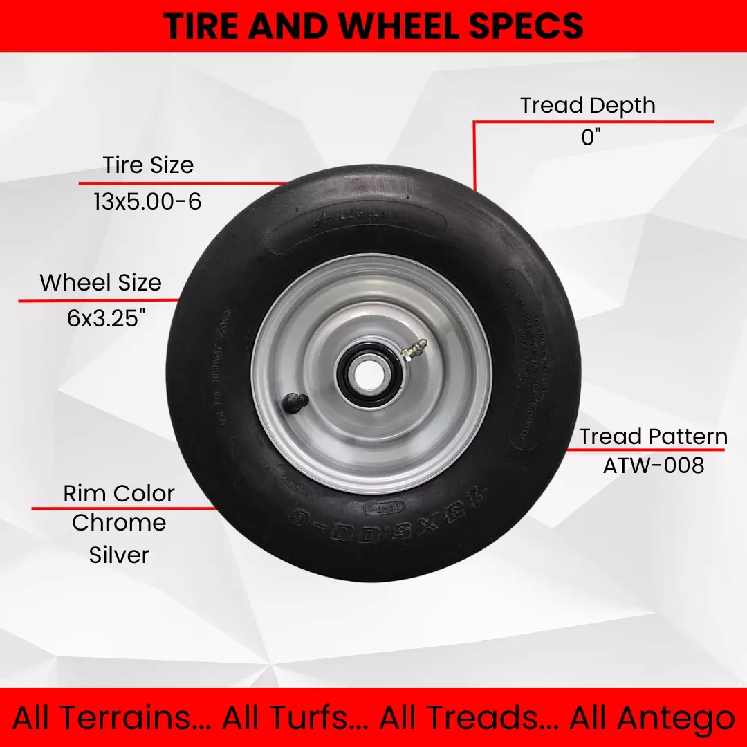 13x5.00-6 Tire Pair for Hustler Mowers