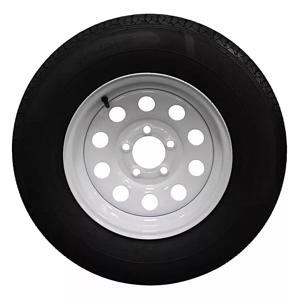 (Set of 4) Antego Tire and Wheel205/75R14 Highway Terrain Assembly – Optimized for High Load Performance, 14.0-Inch Rim, Load 105.0, Speed M | A140554010116108ST20575R14-B4