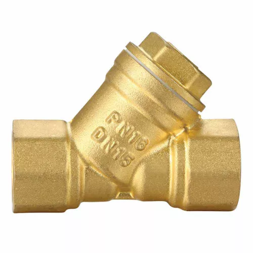 Y Strainer 40mm Female x Female Brass WaterMarked
